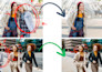 remove image background or obstacles professionally